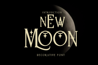 New Moon Font: Elegant Design for Creative Projects