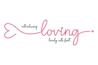 Loving Font: a Creative Typeface for Beautiful Designs