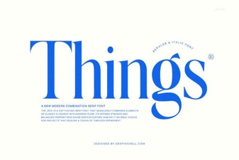 Exploring Things Font for Creative Design Projects